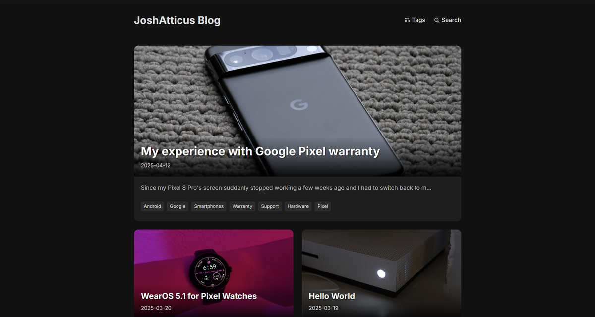 Say hello to the new JoshAtticus Blog! featured image