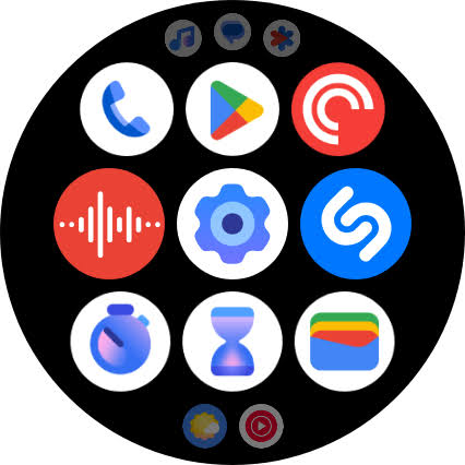 Wear OS 6.1 apps launcher